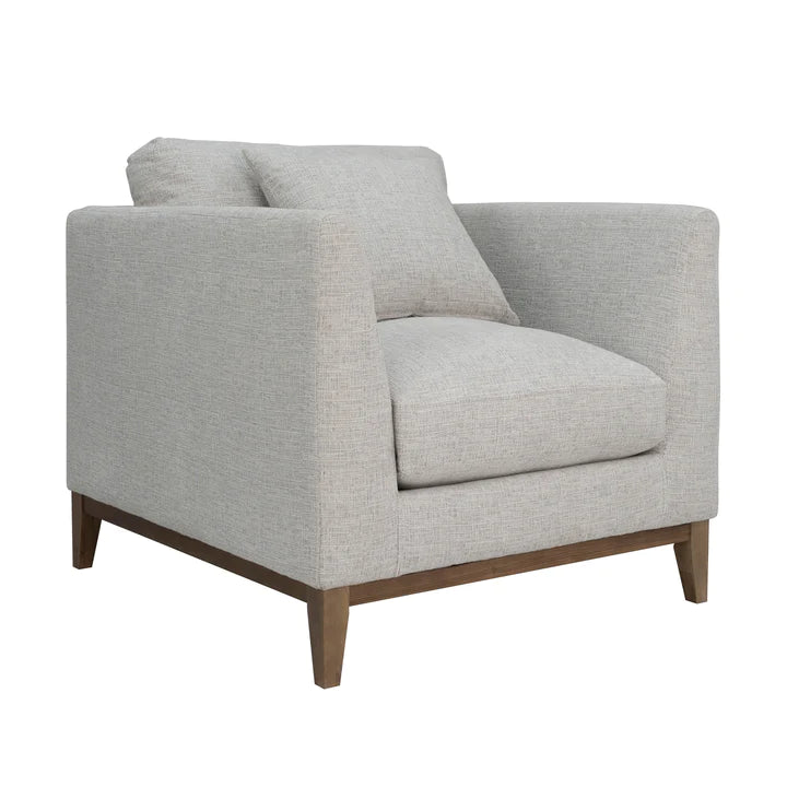 HARMONY CLUB CHAIR - Woven Tweed Neutral – Annie McGuire Interiors