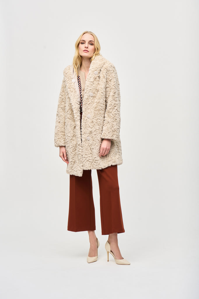 Reversible Faux Fur Coat